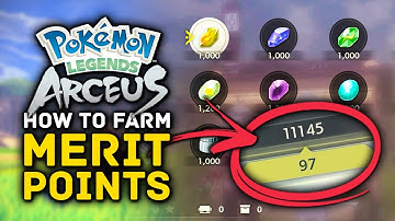 Pokemon Legends Arceus MERIT POINT Farm, Evolution Items, Tips & Tricks!