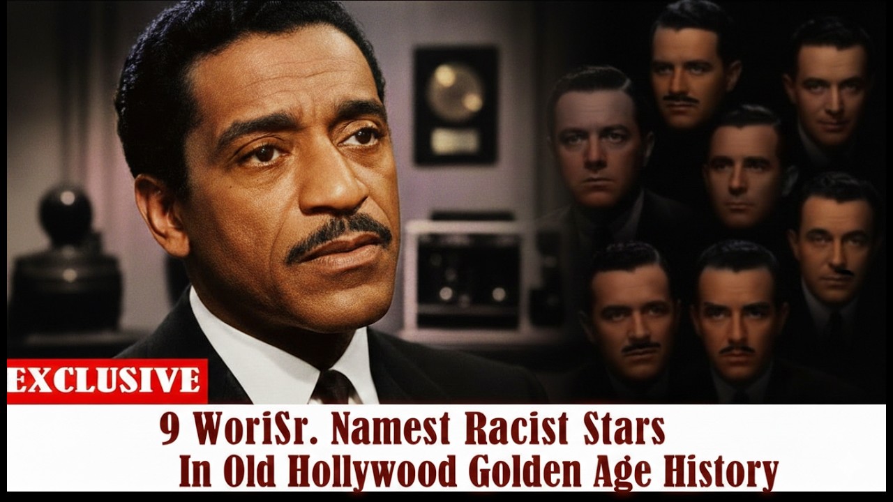 Sammy Davis Jr. Named the 9 Worst Racist Stars in Old Hollywood Golden Age History
