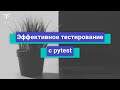 Эффективное тестирование с pytest // Бесплатный урок OTUS