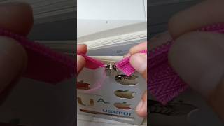 Struggling with zipper pulls? Use a BOOK ❗#tipsandtricks #zipperpulls #sewingtricks #tailor