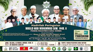 🔴 LIVE PERINGATAN MAULID NABI MUHAMMAD SAW. 1448. H DI MASJID ZAINUL WATHON