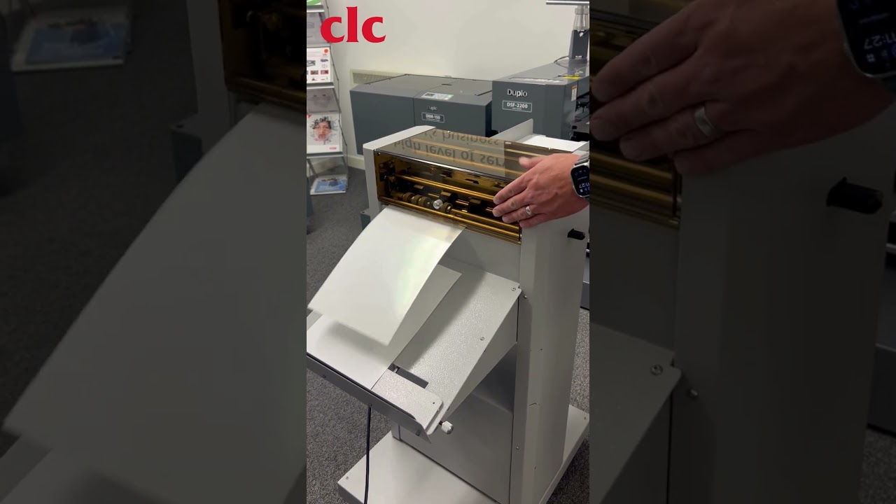 Kas Creasematic 150 and Perforating Machine Supplied by CLC Presentations Systems Ltd UK