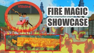 FIRE SHOWCASE WITH FREE CODE : BLACK CLOVER:GRIMSHOT ROBLOX