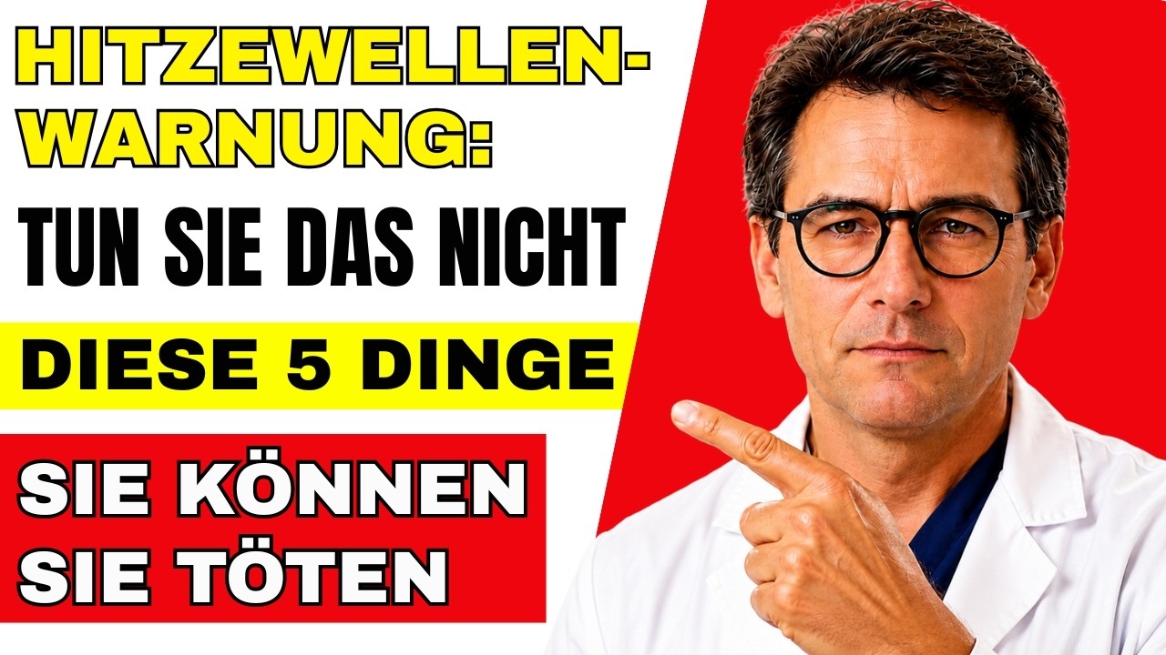 Hitzewellen-Warnung: Diese 5 Fehler können tödlich sein! | Lebenswichtige Tipps für Senioren ab 60