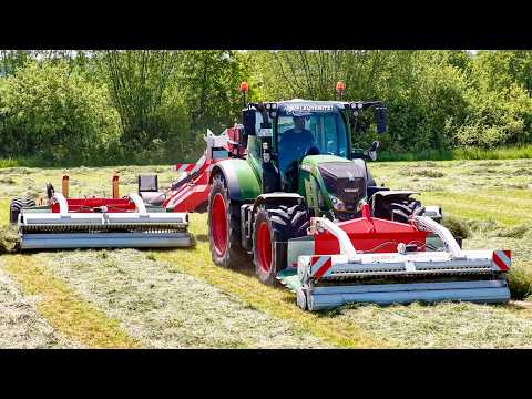 John Deere 9900i + Fendt 724 mit Reiter Respiro R3 + R9 Profi beim Gras häckseln 2026