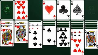 How to Play Solitaire (Full Game Example) screenshot 4