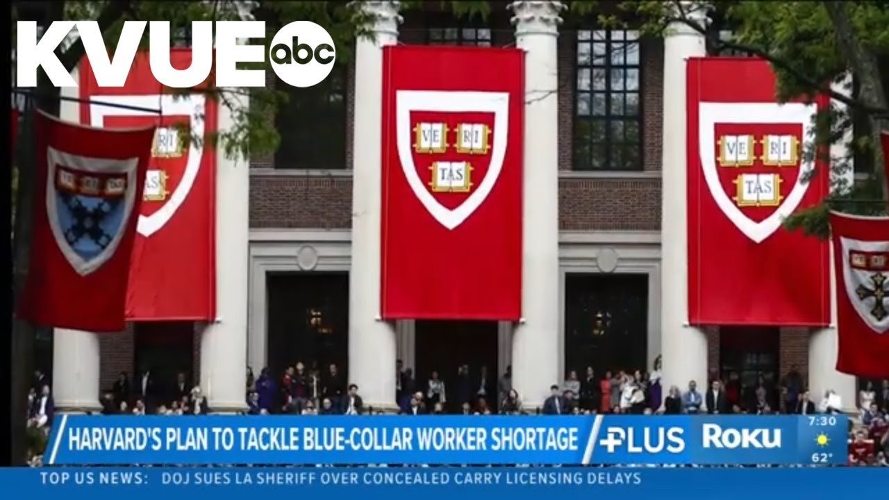 Harvard University could help address the nation's blue collar worker shortage