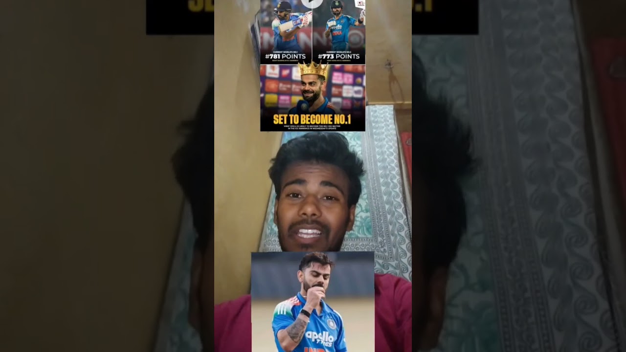 Virat Kohli ICC 🔥ranking ODI 2 number par 