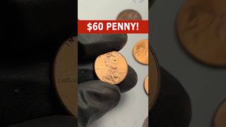 This Penny Is Worth $60! #coin #rich #money #coincollecting #coinrollhunting