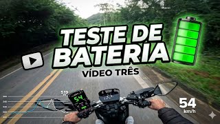 TESTE DE AUTONOMIA DA BATERIA DA SCOOTER 1000W TAZZO (VIDEO 3)