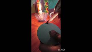 Making Nazar Amulet Key Chain with pipe cleaner!!