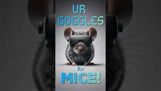 VR goggles for MICE! #mice #vr #neuroscience #science #knowledge #interestingfacts #shorts