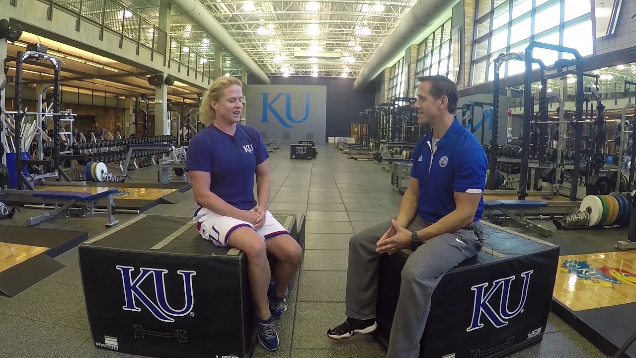 In the Gym With Andrea Hudy, KU Strength Coach pictures picture In the Gym With Andrea Hudy, KU Strength Coach