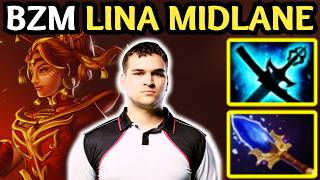🔥 TI 2026 BZM LINA Mid Builds Fiery Soul Stacks — Ranged Damage Keeps Enemy Cores Away! 🔥 Dota 2