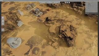 Celebrity unnamed RTS prototype (early gamedev prototype) rock cliff shader Wealth