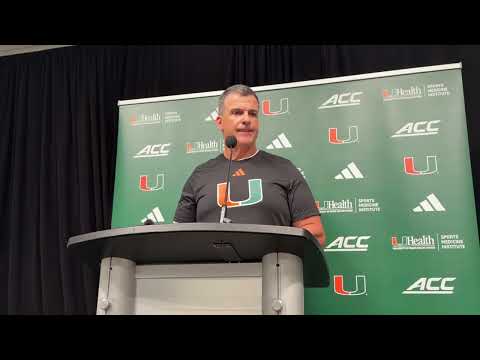 Miami Hurricanes coach Mario Cristobal post-Florida A&M