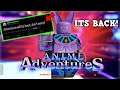 🎅ANIME ADVENTURES IS FINALLY COMING BACK! &amp; WHAT HAPPENED?