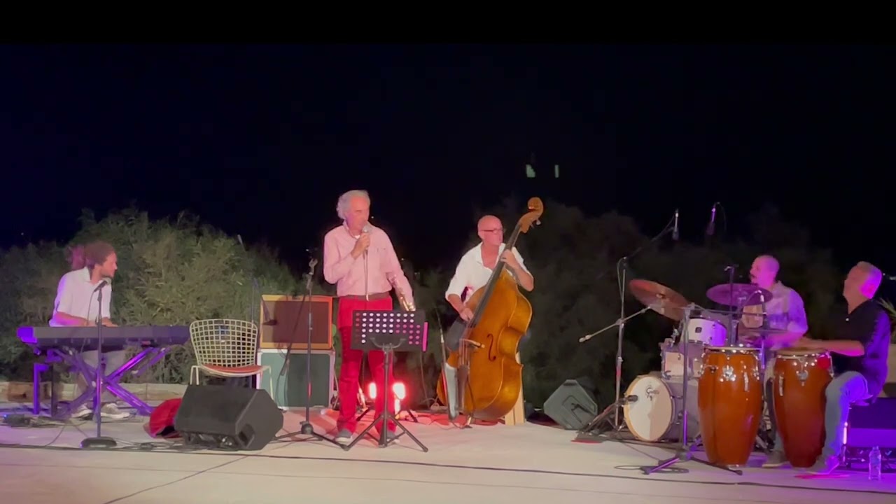 SILLI IN THE SKY live  by the THE FRANCO AMBROSETTI QUARTET, Paros, Greece, 8 July 2022
