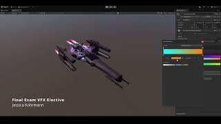 Space Ship Thruster VFX Demo in Unity