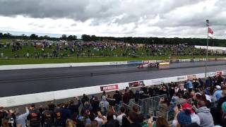 Jet car at Santa pod