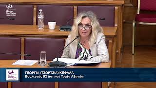Η τοποθέτηση της Τζώρτζια Κεφαλά στην Διακομματική Επιτροπή για τον Πρωτογενή Τομέα (11/6/26)