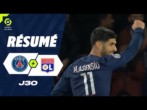 PARIS SAINT-GERMAIN - OLYMPIQUE LYONNAIS (4 - 1) - Résumé - (PSG - OL) / 2023-2024