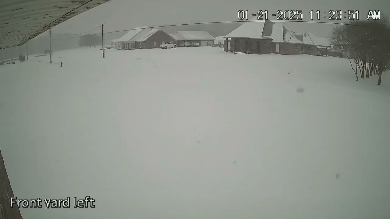 Pierre Part Louisiana Snow Day 2025