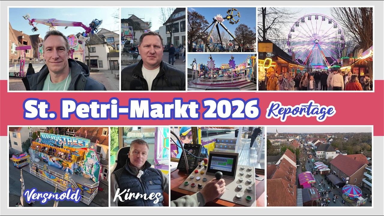 Reportage St. Petri-Markt Versmold 2026, Alle Infos, Interviews und mehr, Die Kirmes in Versmold