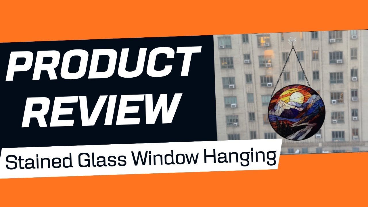 Stained Glass Window Hanging REVIEW!