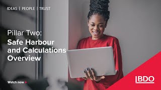 Part 1 Module 2: Pillar Two - Safe harbour and calculations overview