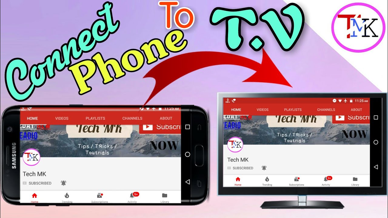 How To Share Mobile Screen On TV How To See Mobile Screen On T.V