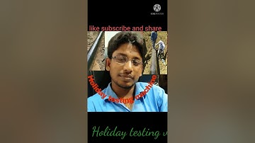 Holiday Test  video Or Hole detection of coating