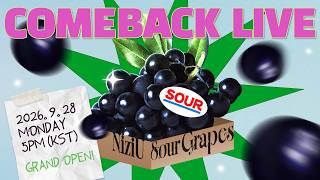 NiziU(니쥬) Korea 1st Mini Album "Sour Grapes"COMEBACK LIVE