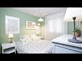 Programa completo - Dormitorio romántico en verde y gris - Decogarden