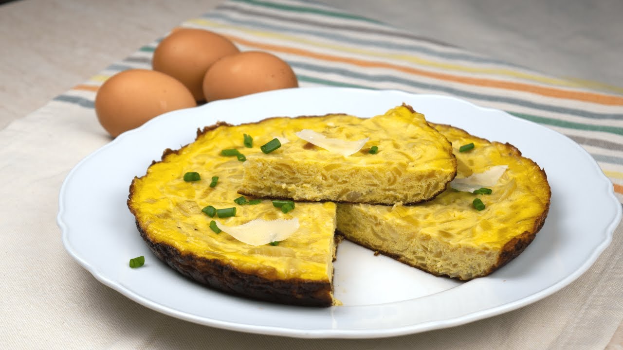 FRITTATA DI CIPOLLE ALTA - soffice e delicata (senza capovolgere)