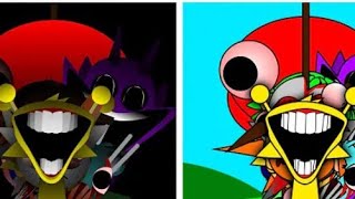 Sprunki Overlap But Phase 4 Horror Vs Daylight Version