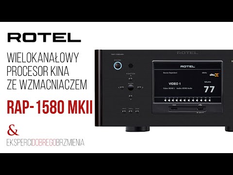 Rotel RAP-1580 MkII wielokanałowy procesor kina domowego ze wzmacniaczem | Top Hi-Fi