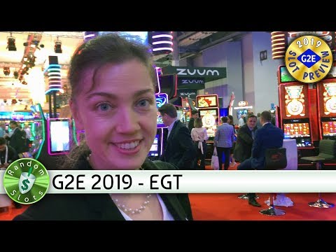 Slot Machine Previews G2E 2019 (#G2E2019) EGT