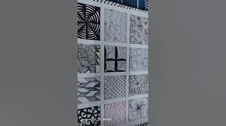 zentangle patterns for beginners 😊 #art #zentangle #artist #zentanglepatterns