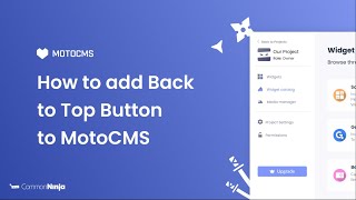 How to add a Back to Top Button to MotoCMS