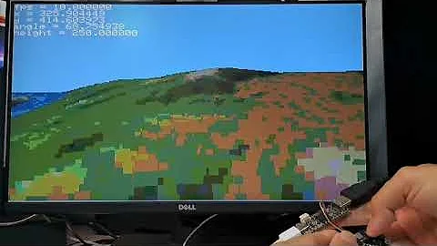 Voxel space Terrain on Raspberry Pi RP2040