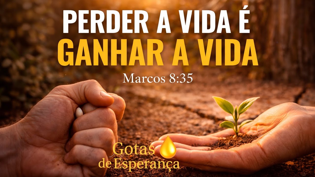 O paradoxo de Jesus: perder para viver | Marcos 