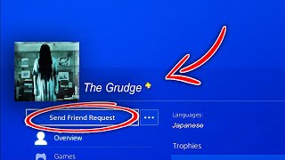 Do NOT Add "THE GRUDGE" Account as a Friend on PS4 at 3 AM! (THE GRUDGE MOVIE)
