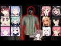 Hololive girls VS ghost in the doorway jump scare (The Radio Station) 【Hololive / ENG SUB】