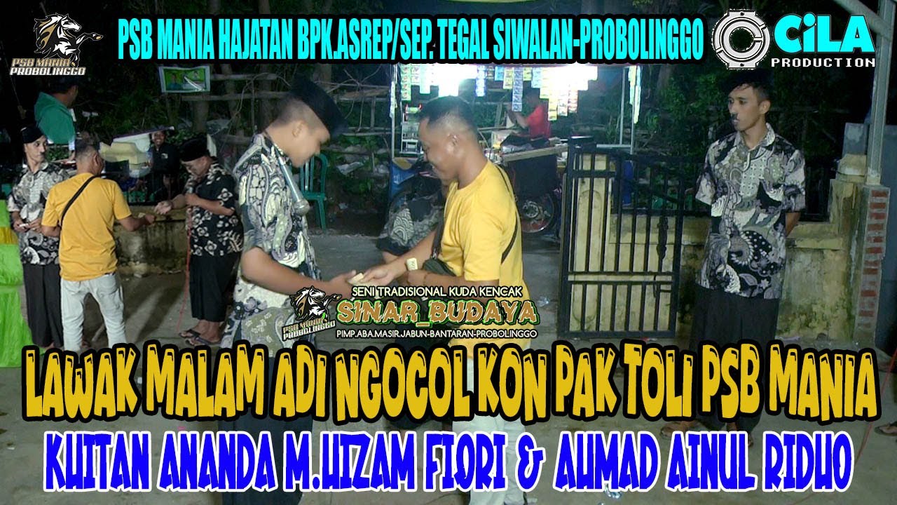 LAWAK MALAM PSB MANIA LIVE TEGAL SIWALAN