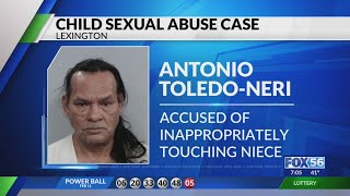 Lexington man arrested for alleged sexual abuse of 8-year-old