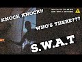 Suspect plays hot potato with SWAT’s flash bang during raid!!!