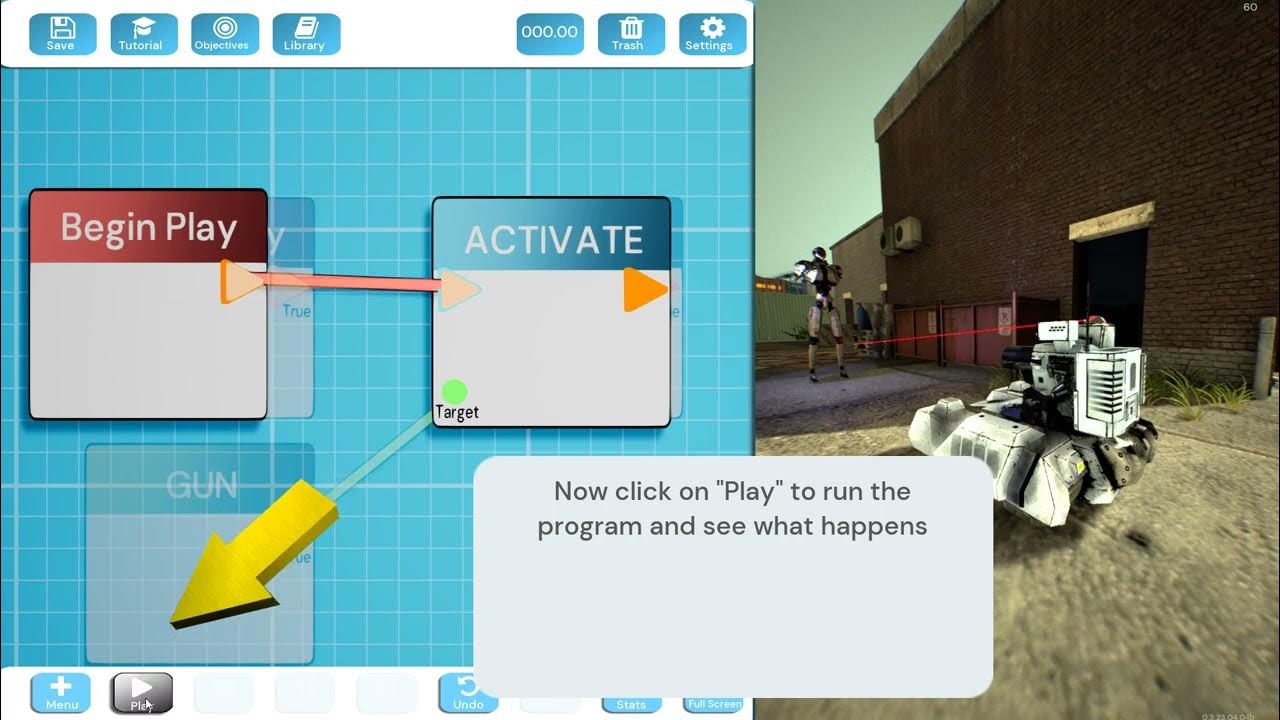 Code Rivals: Robot Programming Battle - Tutorial Level 1 - YouTube