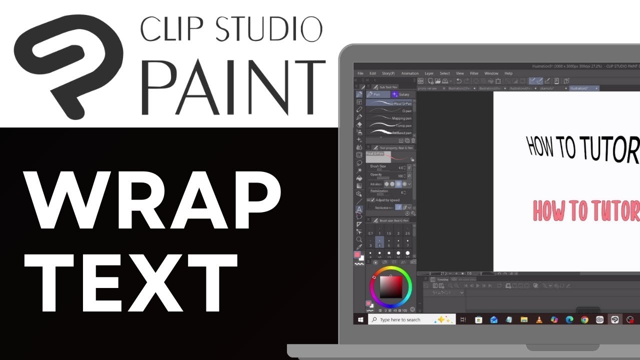 How To Wrap Text in Clip Studio Paint 2026 (Beginner Guide)