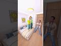 Grandma Transformed Priyanka’s Tiny Room into a Luxury Study Bedroom || 3D home design || #shorts